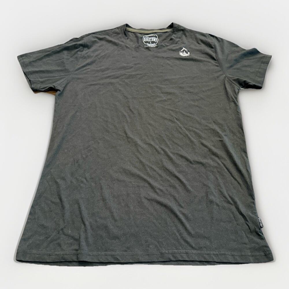 Dikotomy Premium Basics Crew-Neck Mens Gray Short Sleeve T-Shirt Size L NWT New